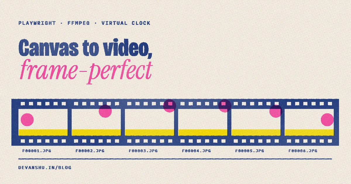 Risograph-printed film strip of six frames, a pink ball moving across them, labelled f00001.jpg to f00006.jpg